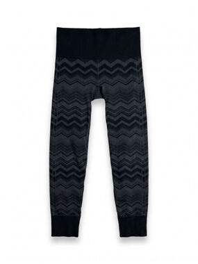 LULULEMON Ebb To Street Black and Grey Chevron Leggings, Sz 6